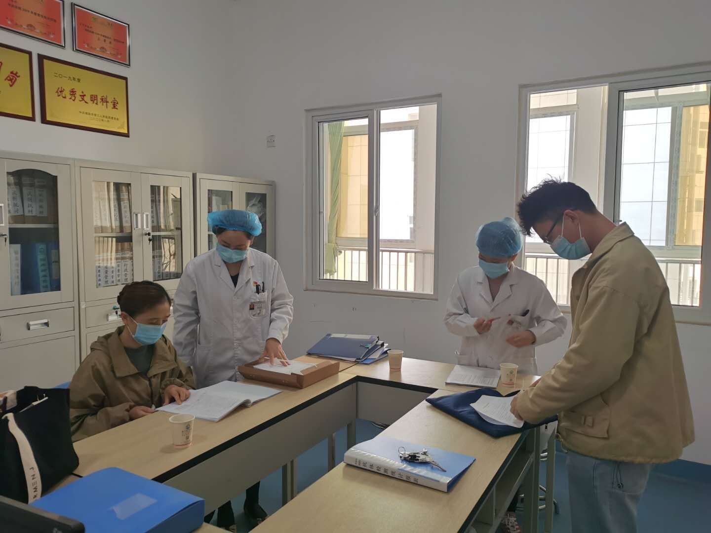 市卫健委、市临床输血质控中心对我院输血科进行专项检查