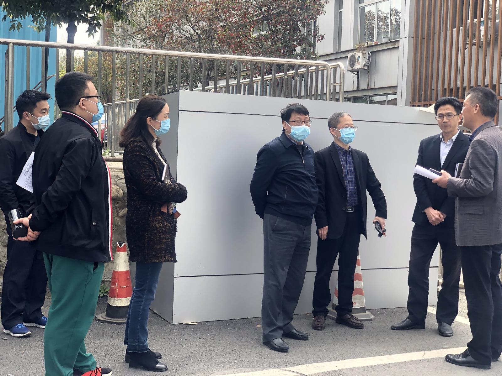 李万庆副区长到游仙分院调研医疗业务用房