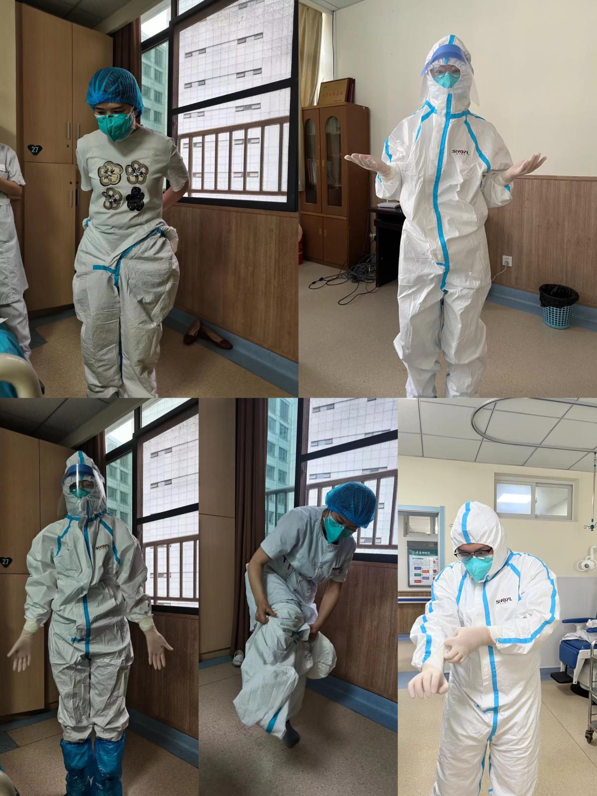 耳鼻喉科开展“穿脱防护服”培训