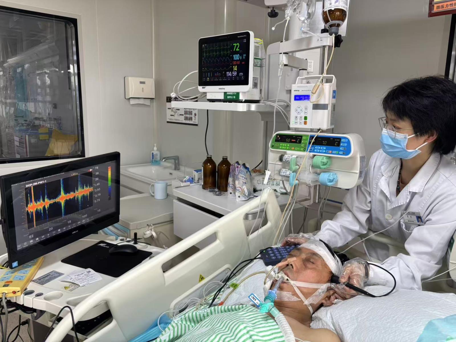 优化危重患者救治，市三医院二院区新增脑血流无创监测项目