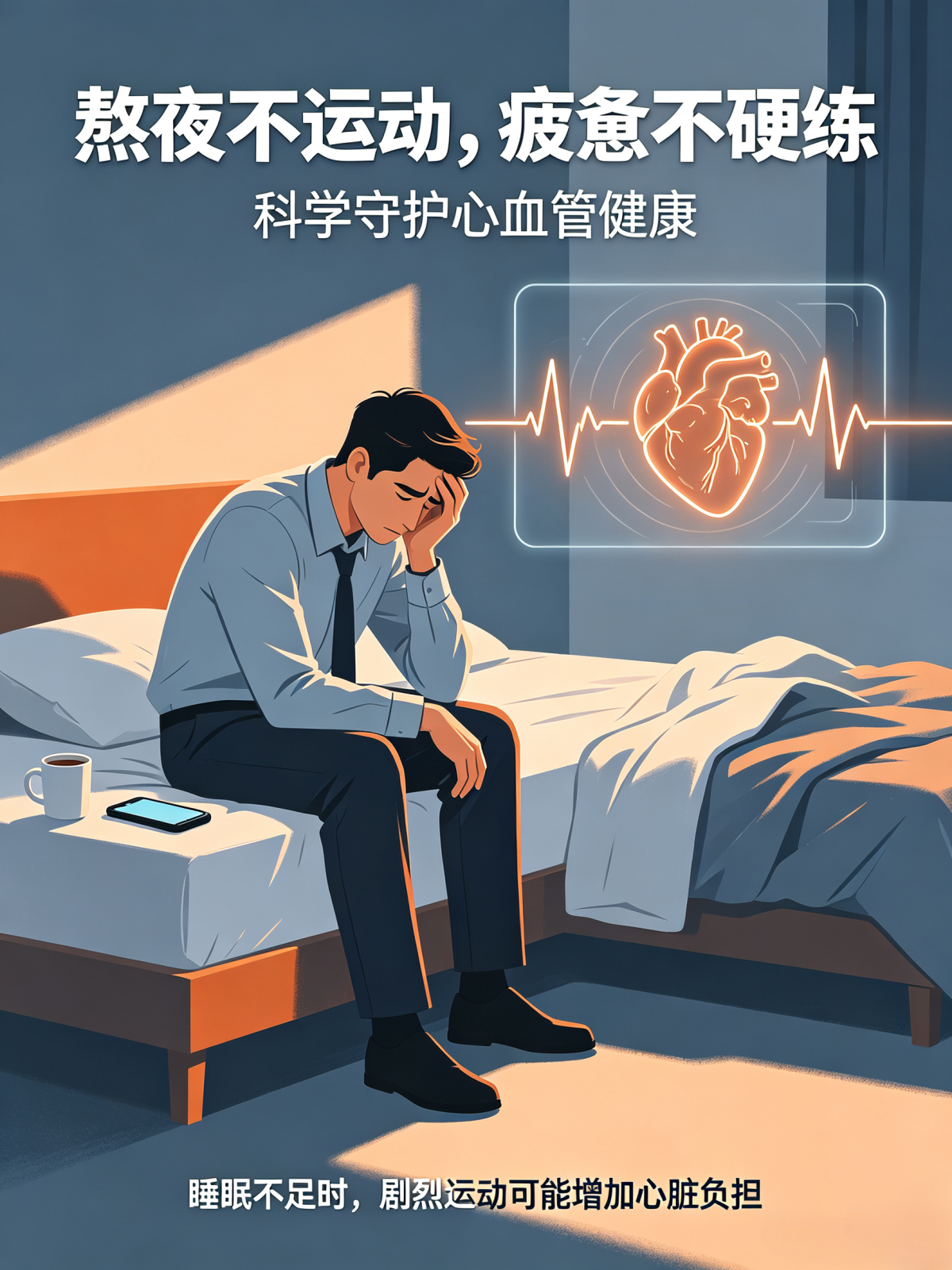 熬夜不运动，疲惫不硬练——科学守护心血管健康