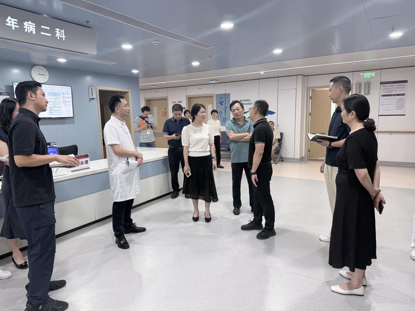 市三医院领导班子深入二院区调研指导 推动院区高质量发展